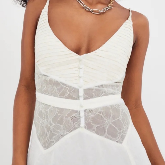 For Love & Lemons Janet Midi Dress Small NWT - Picture 2 of 6